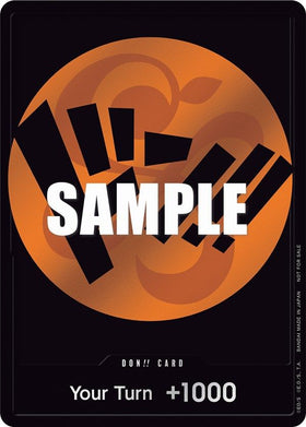 Tarjeta DON!! (Naranja) [Tarjetas promocionales de One Piece] 