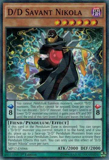 D/D Savant Nikola [MP17-EN066] Común 