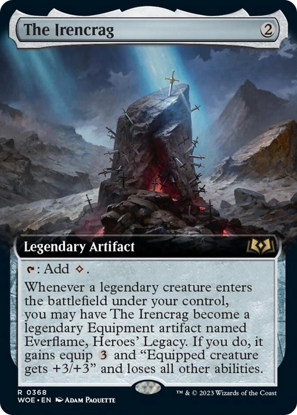 El Irencrag (ilustración ampliada) [Terrenos de Eldraine] 