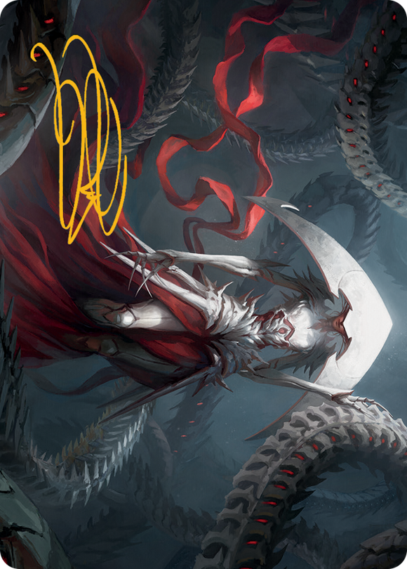 Tarjeta de arte de Elesh Norn (firma estampada en dorado) [Serie de arte Marcha de la máquina] 