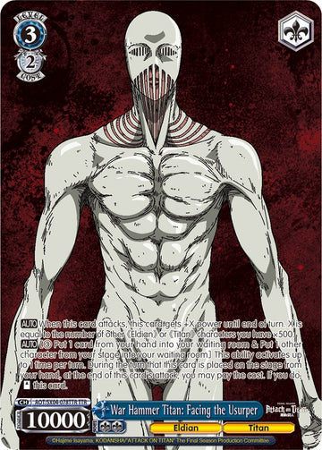 War Hammer Titan: Facing the Usurper (Foil) [Attack On Titan: Final Season]
