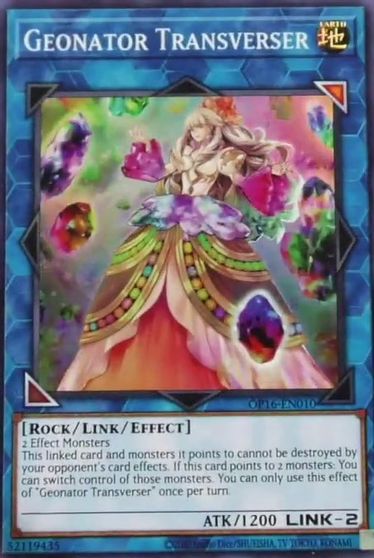 Geonator Transverser [OP16-EN010] Súper raro 