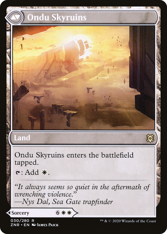 Inversión de Ondu // Ruinas celestiales de Ondu [Guarida secreta: de adorable a brutal] 