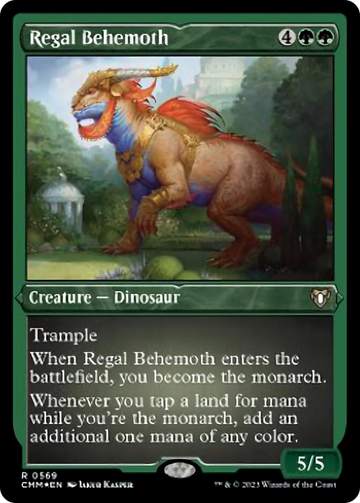 Behemoth real (grabado en lámina) [Commander Masters] 