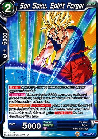 Son Goku, el forjador de espíritus (BT6-030) [Reyes destructores] 