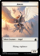 Saproling // Angel (0003) Double-Sided Token [Ravnica Remastered Tokens]-2