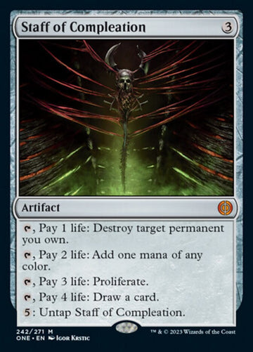 Bastón de finalización [Phyrexia: Todos serán uno] 