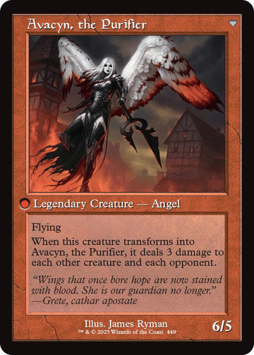Archangel Avacyn // Avacyn, the Purifier (Retro Frame) [Innistrad Remastered] - 0