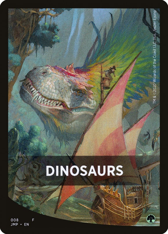 Tarjeta temática de dinosaurios [Jumpstart Front Cards] 