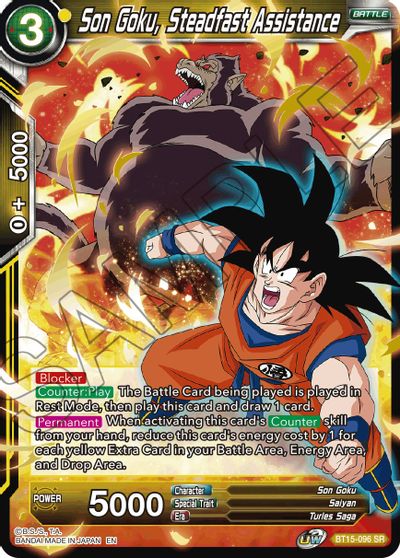 Son Goku, ayuda constante (BT15-096) [Saiyan Showdown] 