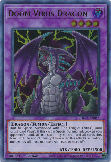 Virus de la perdición: dragón [DLCS-EN055] Ultra raro 