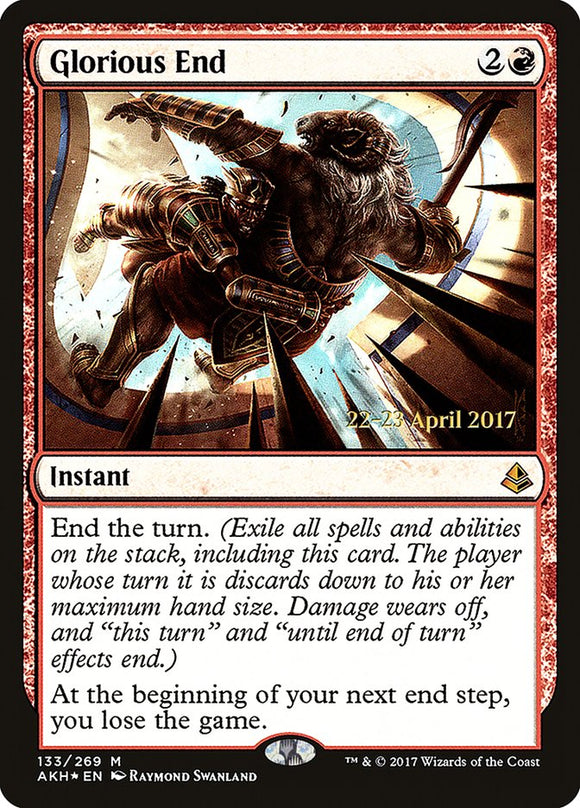 Final glorioso [Promociones previas al lanzamiento de Amonkhet] 