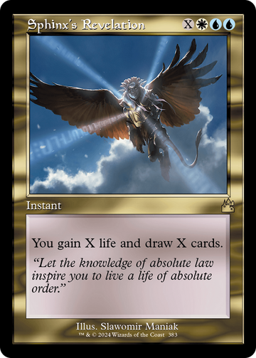 La revelación de la esfinge (fotograma retro) [Ravnica Remastered] 