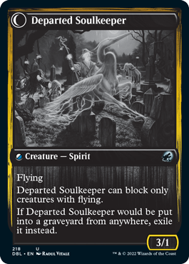 Devoted Grafkeeper // Departed Soulkeeper [Innistrad: Double Feature] - 0