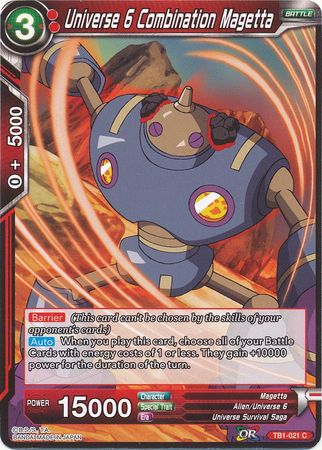 Combinación del Universo 6 Magetta (TB1-021) [El Torneo del Poder] 