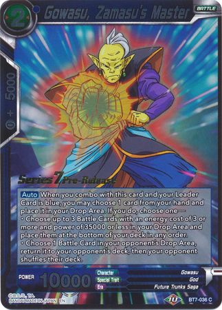 Gowasu, el maestro de Zamasu (BT7-036_PR) [Promociones previas al lanzamiento de El asalto de los Saiyans] 