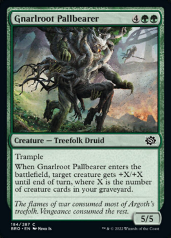 Portador del féretro de Gnarlroot [La guerra de los hermanos] 