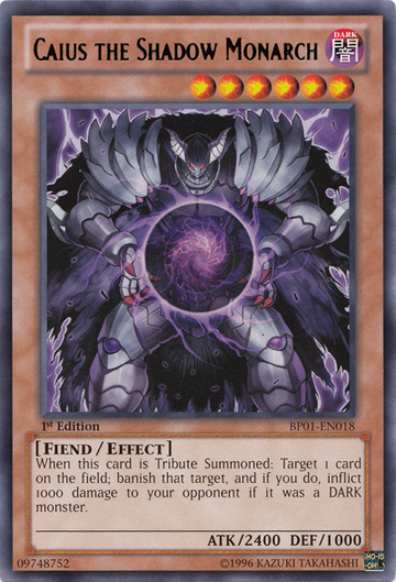 Caius el Monarca de las Sombras [BP01-EN018] Raro 