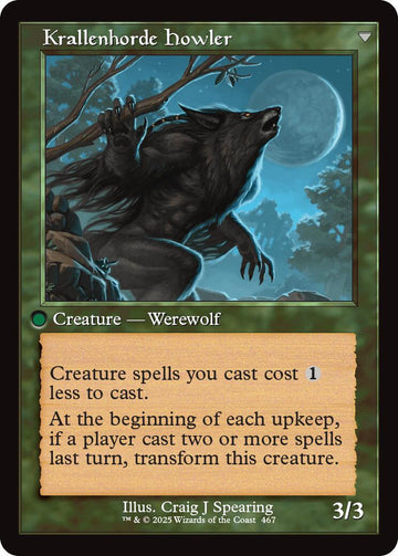 Duskwatch Recruiter // Krallenhorde Howler (Retro Frame) [Innistrad Remastered] - 0