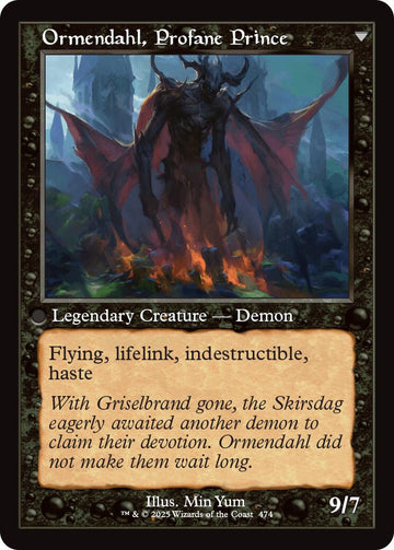 Westvale Abbey // Ormendahl, Profane Prince (Retro Frame) [Innistrad Remastered] - 0