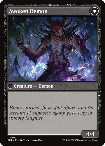 Ecstatic Awakener // Awoken Demon [Innistrad Remastered] - 0