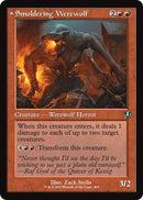 Smoldering Werewolf // Erupting Dreadwolf (Retro Frame) [Innistrad Remastered]-1