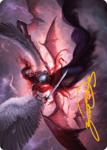 Tarjeta de arte de Kaalia of the Vast (firma estampada en oro) [Serie de arte Modern Horizons 3] 