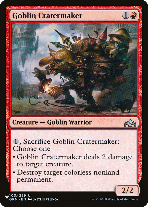 Goblin Cratermaker [The List]