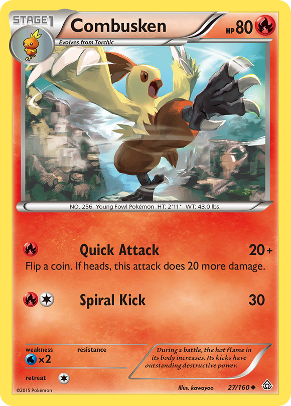Combusken (27/160) [XY: Choque primigenio] 