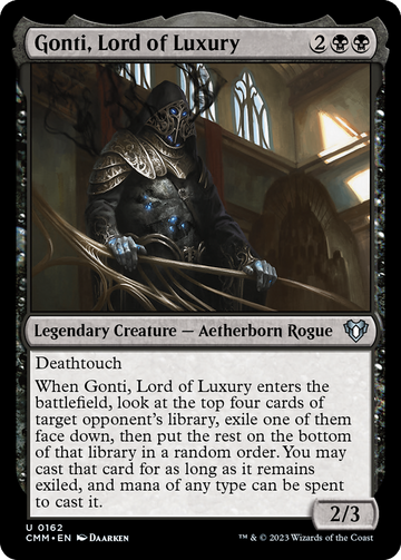 Gonti, Señor del Lujo [Comandante Masters] 