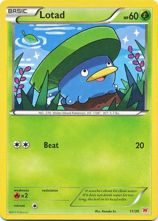 Lotad (30/11) [XY: Kit de entrenamiento 2 - Latias] 