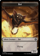 Treasure // Bat Double-Sided Token [Outlaws of Thunder Junction Tokens]-2