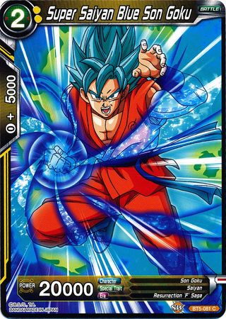 Super Saiyan Blue Son Goku (BT5-081) [Renacimiento milagroso] 