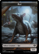 Eldrazi Spawn // Rat Double-Sided Token [Commander Masters Tokens]-2