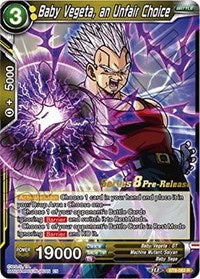 Baby Vegeta, una elección injusta (BT8-082_PR) [Promociones previas al lanzamiento de Malicious Machinations] 