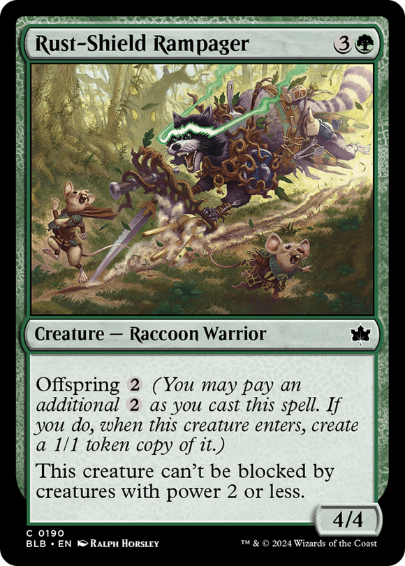 Devastador de escudo oxidado [Bloomburrow] 