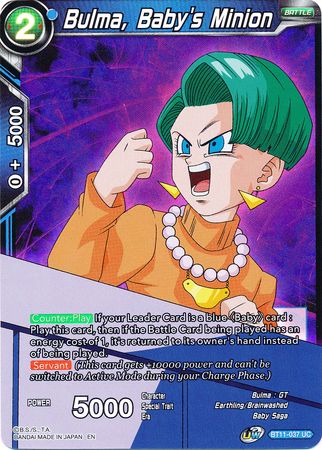 Bulma, la secuaz del bebé (BT11-037) [Línea de sangre Vermilion] 