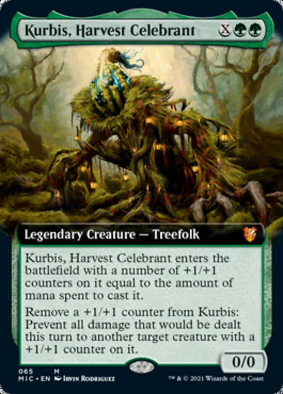Kurbis, celebrante de la cosecha (ilustración ampliada) [Innistrad: Midnight Hunt Commander] 
