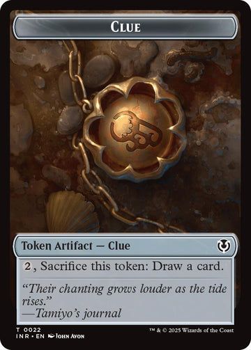 Blood // Clue Double-Sided Token [Innistrad Remastered Tokens] - 0