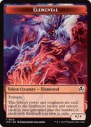 Elemental // Human (0014) Double-Sided Token [Innistrad Remastered Tokens]-1