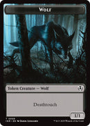 Wolf (0009) // Wolf (0018) Double-Sided Token [Innistrad Remastered Tokens]-1