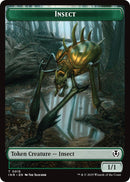 Insect // Spider Double-Sided Token [Innistrad Remastered Tokens]-1