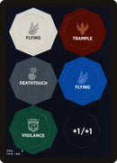 Punch Card Token (001 // 002) - Thick Stock [Ikoria: Lair of Behemoths Tokens]-2