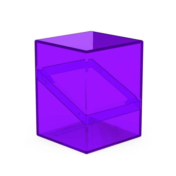 Boulder Deck Case - Clear - Amethyst (Holds 100+) - Ultimate Guard Deck Box