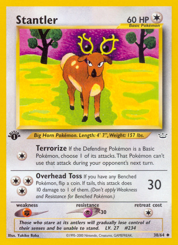 Stantler (38/64) [Neo Revelation 1.ª edición] 