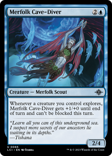 Tritón, buceador de cuevas [Las cavernas perdidas de Ixalan] 