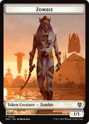 Timeless Dragon // Zombie (0003) Double-Sided Token [Aetherdrift Tokens]-2