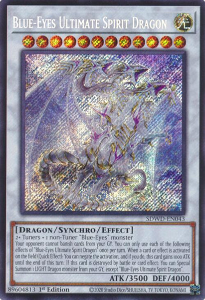 blue eyes ultimate dragon yugioh card Spirit (Secret Rare) – Sdwd En043 – Secret Rare – 1ère édition Black Rose Dragon (UTR) trading card mystery pack Dragon/Fusion/Effect Name:Undead Unleashed