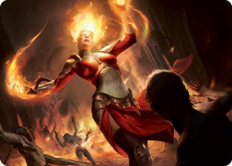 Tarjeta de arte Ilumina la noche [Serie de arte Innistrad: Midnight Hunt] 