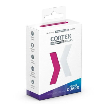Cortex Sleeves Matte Standard Size (100) - Pink